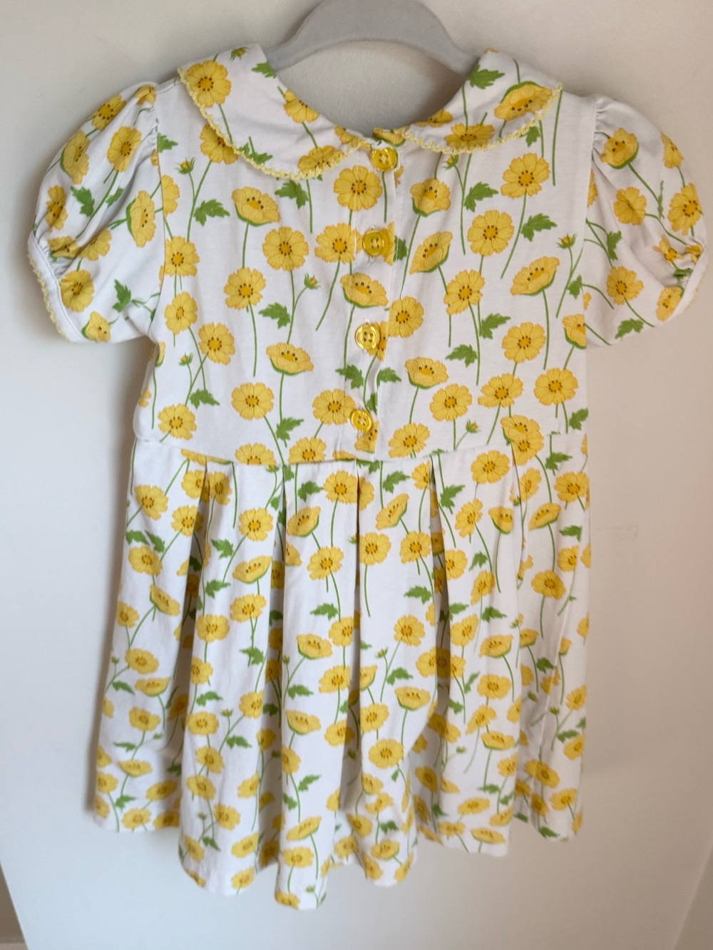 Rachel Riley Buttercup Print Girls Fit and Flare Dress Size 2T - Picture 8 of 9